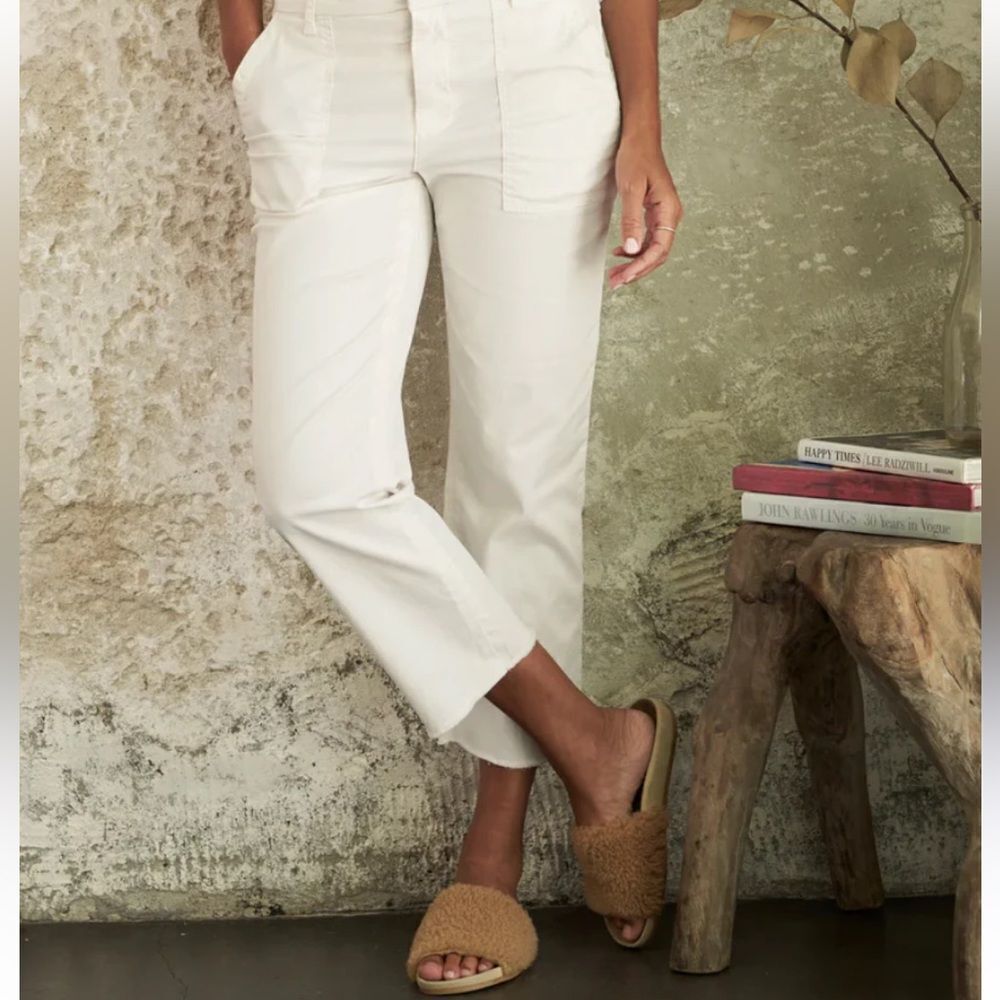 Frank & Eileen Blackstone Crop Utility Pants size 2  $298 NWT